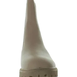 Faux Leather Ankle Chelsea Boots