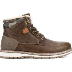 Faux Leather Chukka Boots