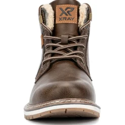 Faux Leather Chukka Boots