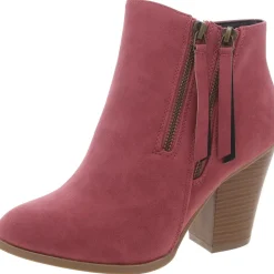 Faux Leather Padded Insole Booties