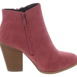 Faux Leather Padded Insole Booties