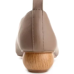 Faux Leather Pointed Toe Loafers