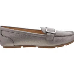 Faux Leather Round Toe Moccasins