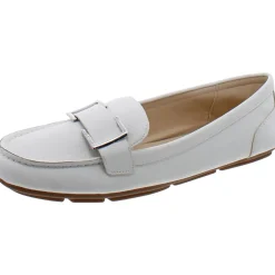 Faux Leather Round Toe Moccasins