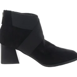 Faux Suede Block Heel Booties