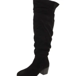 Faux Suede Extra Wide Calf Over-The-Knee Boots