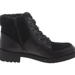 Faux Suede Lace-Up Ankle Boots