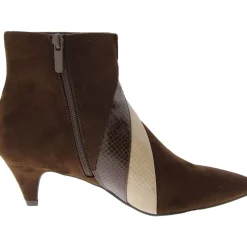 Faux Suede Mixed Media Booties