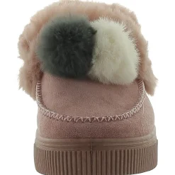 Faux Suede Moc Toe Ankle Boots