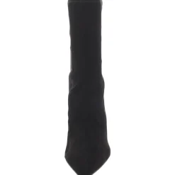 Faux Suede Pointed Toe Ankle Boots