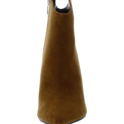 Faux Suede Pointed Toe Ankle Boots