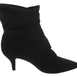 Faux Suede Pointed Toe Booties