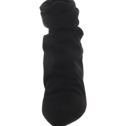 Faux Suede Pointed Toe Booties