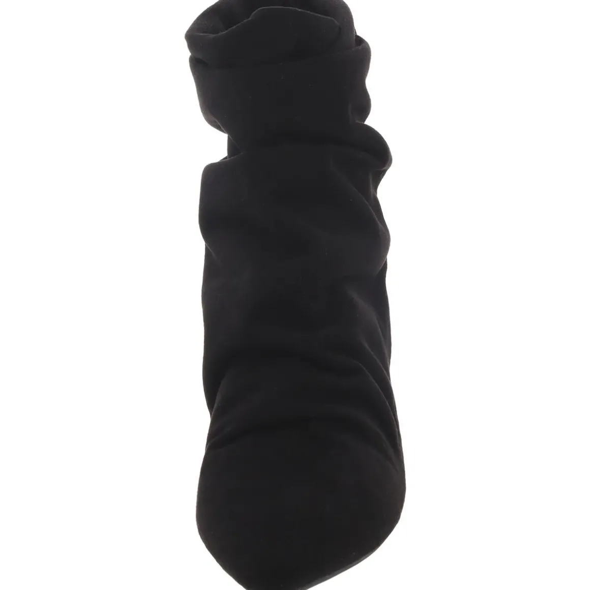 Faux Suede Pointed Toe Booties