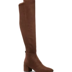 Faux Suede Tall Over-The-Knee Boots