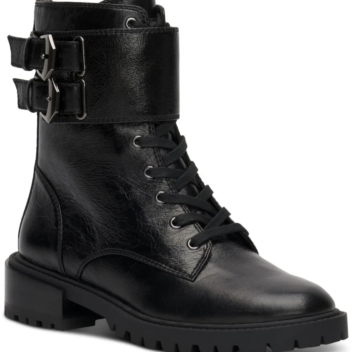 Fawdry Buckle Combat & Lace-up Boots
