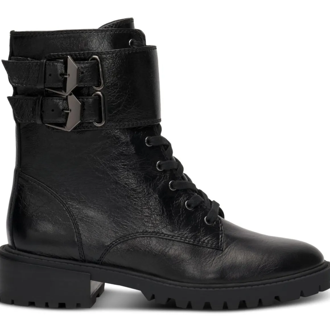 Fawdry Buckle Combat & Lace-up Boots