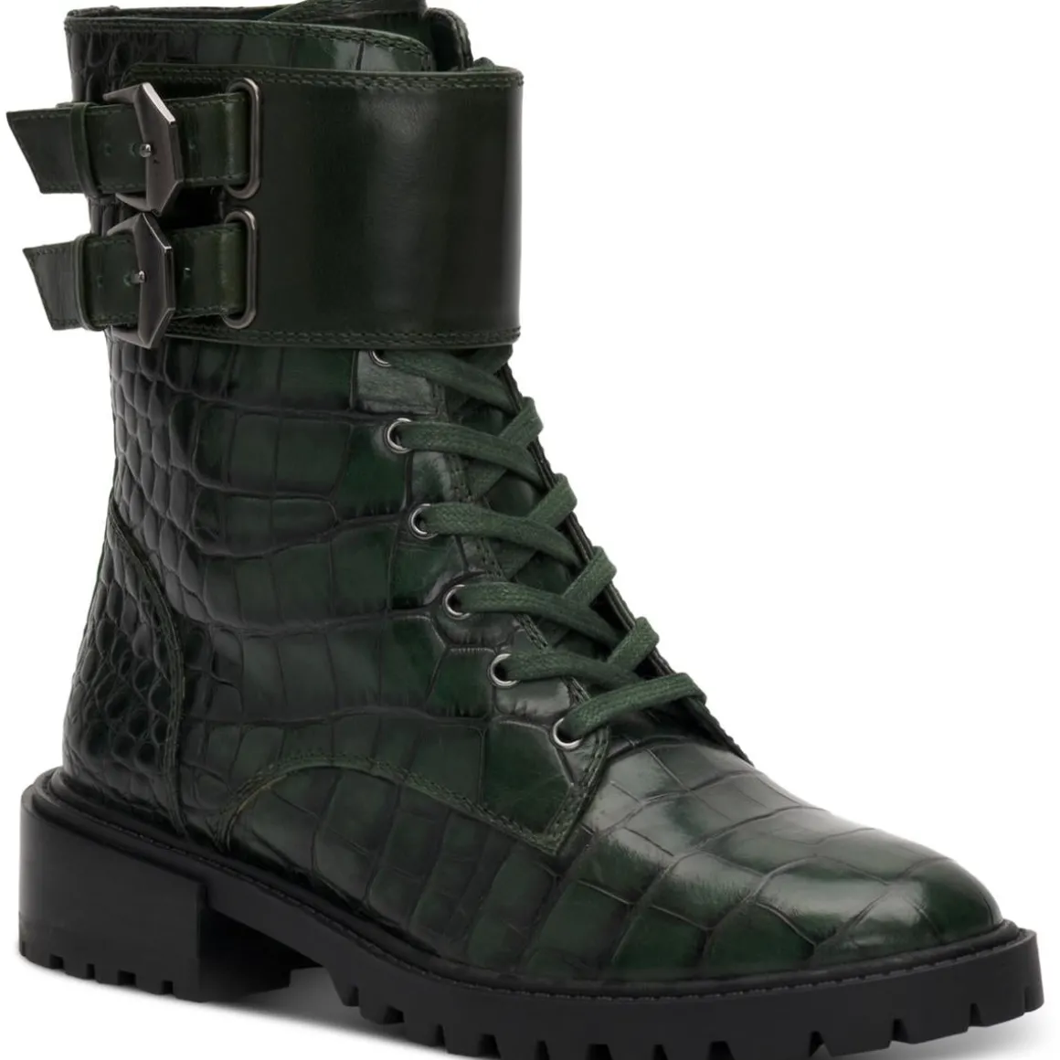 Fawdry Buckle Combat & Lace-up Boots