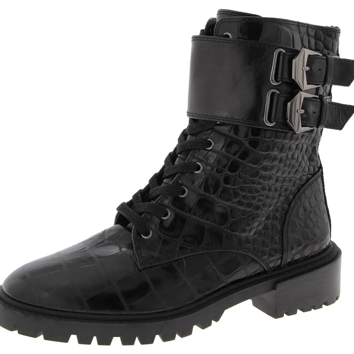 Fawdry Buckle Combat & Lace-up Boots