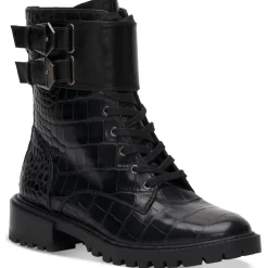 Fawdry Buckle Combat & Lace-up Boots