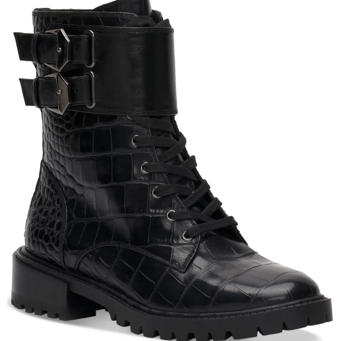 Fawdry Buckle Combat & Lace-up Boots