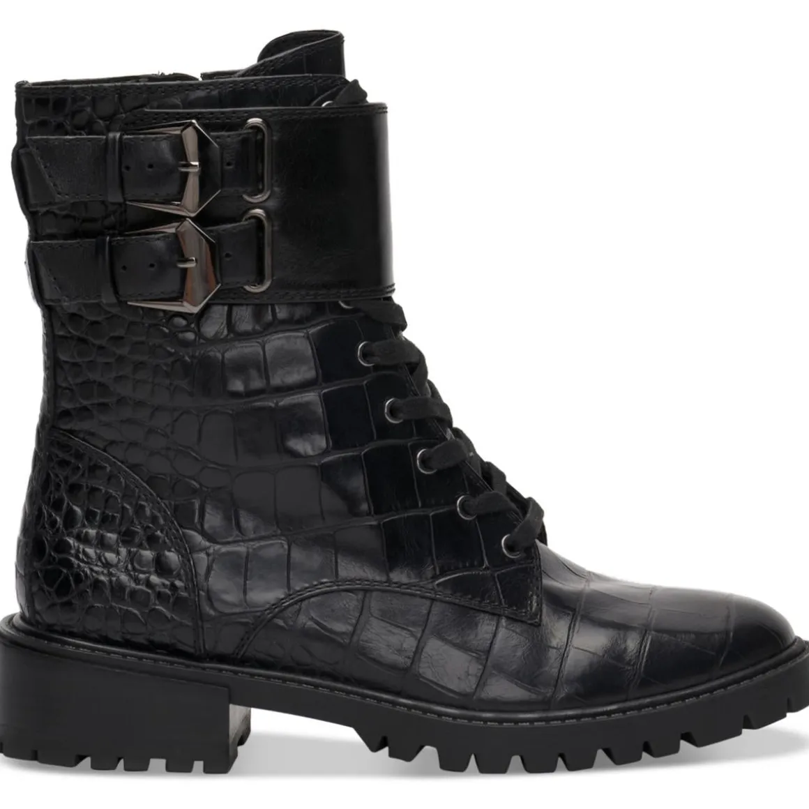 Fawdry Buckle Combat & Lace-up Boots