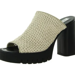 Fayth Leather Slip-On Mule Sandals