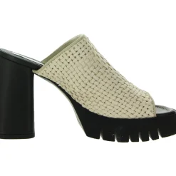 Fayth Leather Slip-On Mule Sandals