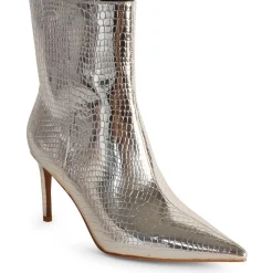 Fazi Solid Pointed Toe Mid-Calf Boots