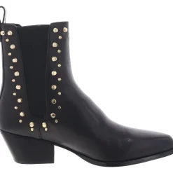 40F4CLME7L Jeweled Leather Chelsea Boots