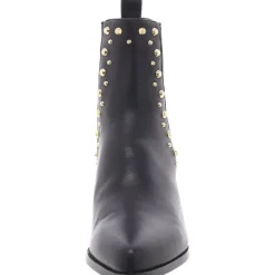 40F4CLME7L Jeweled Leather Chelsea Boots