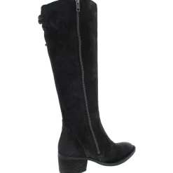 Felicia Distressed Knee-High Boots