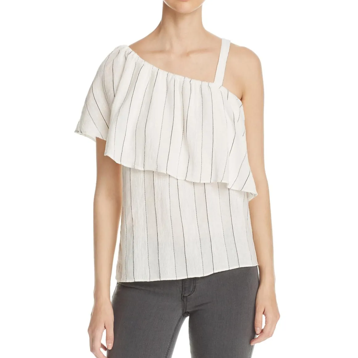 Felicity Striped Popover Casual Top