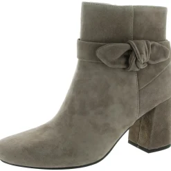 Felicity Suede Bow Booties