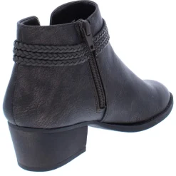 Fellicity Faux Leather Ankle Booties