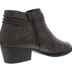 Fellicity Faux Leather Ankle Booties
