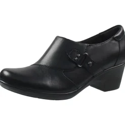 Femmes Buckle Leather Shooties
