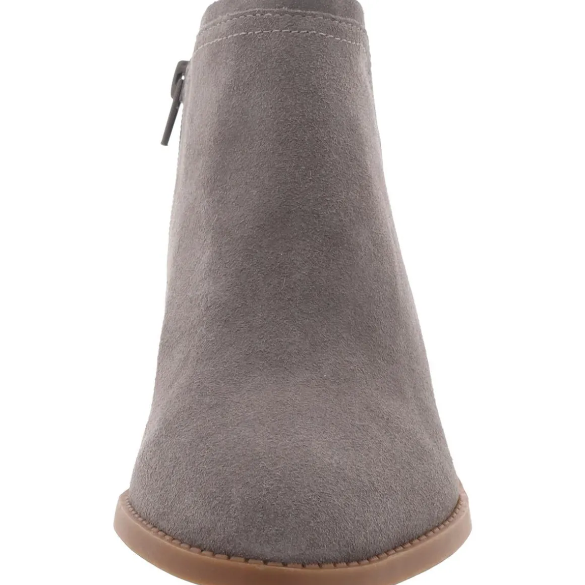 Ferolia Suede Almond Toe Ankle Boots