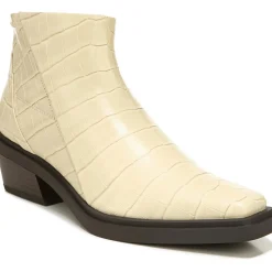 Fina Faux Leather Square Toe Ankle Boots