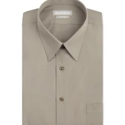 Fitted Spread Collar Dress Shirt