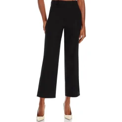 Flare Legs Pleated Cropped Pants