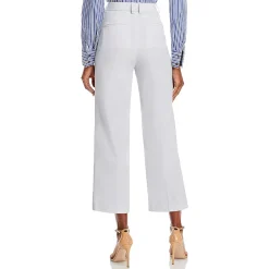Flare Legs Pleated Cropped Pants