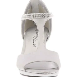 Flash Embellished T-Strap Heels