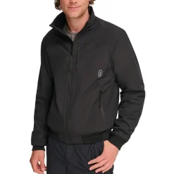 Fleece Lined Cotton Bomber Jacket