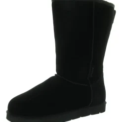 Fleece Lined Leather Winter & Snow Boots