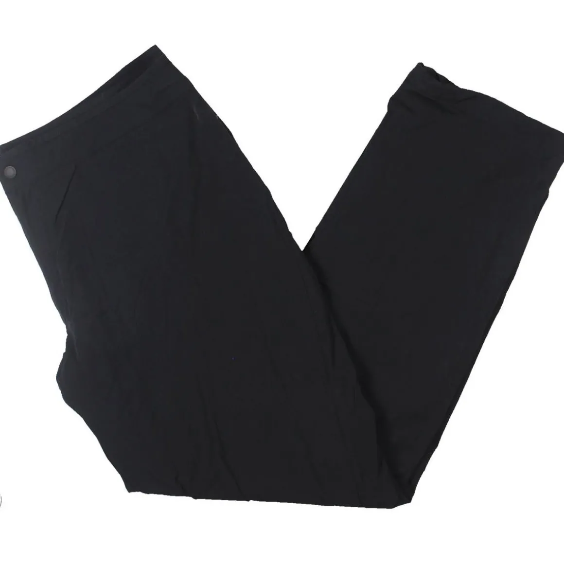 Fleece Lined Nylon Straight Leg Pants
