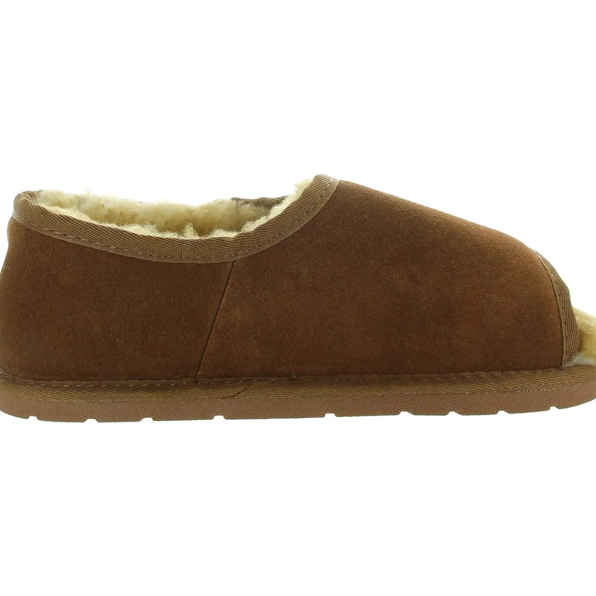 Fleece Lined Suede Slide Slippers