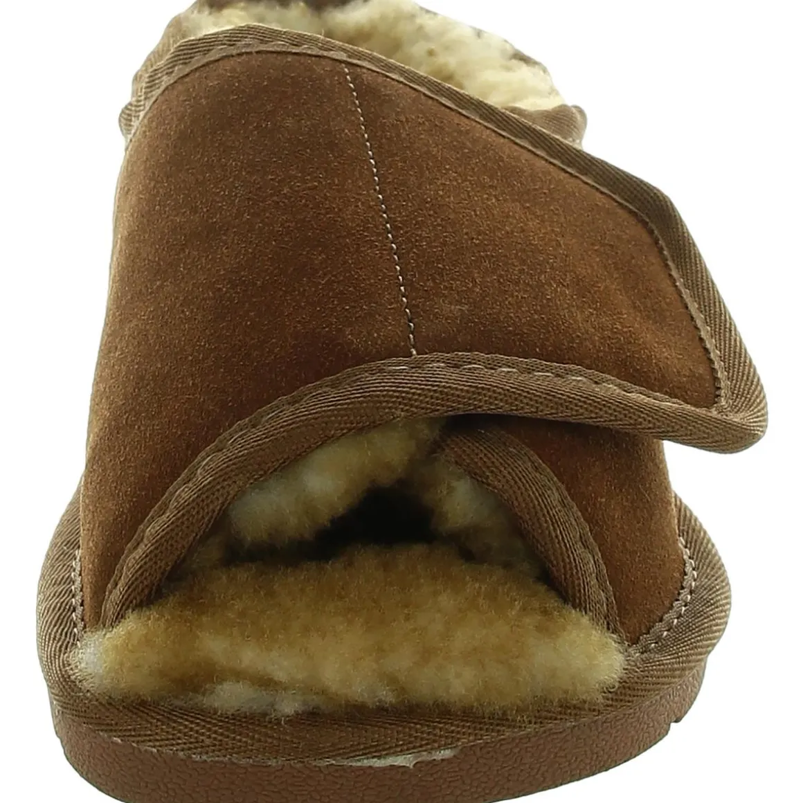 Fleece Lined Suede Slide Slippers