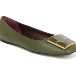 Flexa Amaya 3 Leather Square Toe Ballet Flats