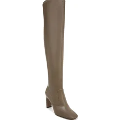 Flexa Zipper Faux Leather Over-The-Knee Boots